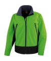 Heren Softshell Jas Result Activity R120X Vivid Green-Black